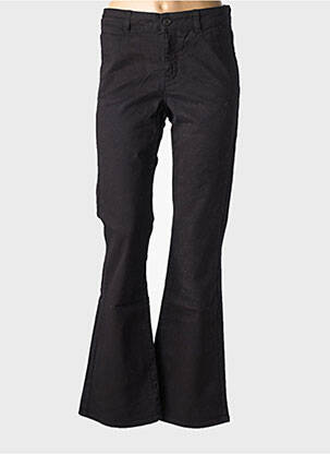 Pantalon evazat elasticitate mărime normală negru HAPPY femeie
