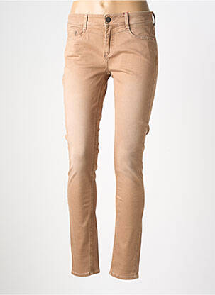 Pantalon slim elasticitate mărime normală maro STREET ONE femeie