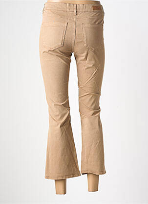 Pantalon 7/8 elasticitate mărime normală maro HAPPY femeie