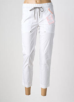 Pantalon 7/8 elasticitate mărime normală alb STREET ONE femeie