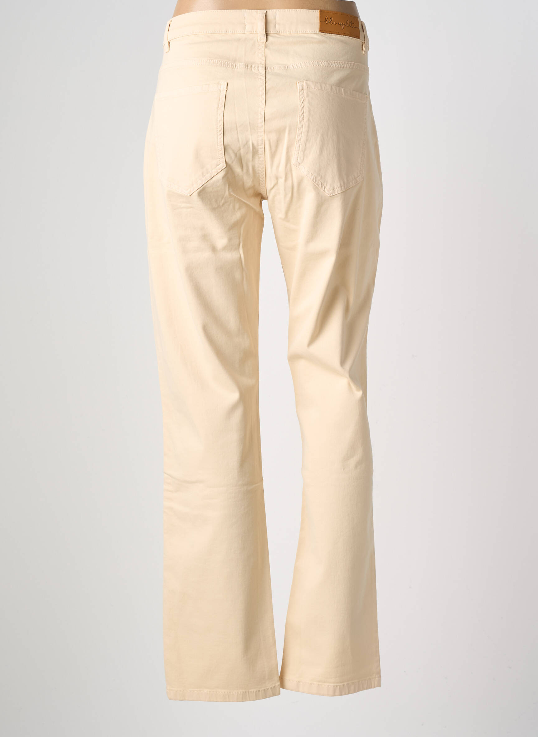 Pantalon drept elasticitate mărime normală bej LOLA ESPELETA femeie