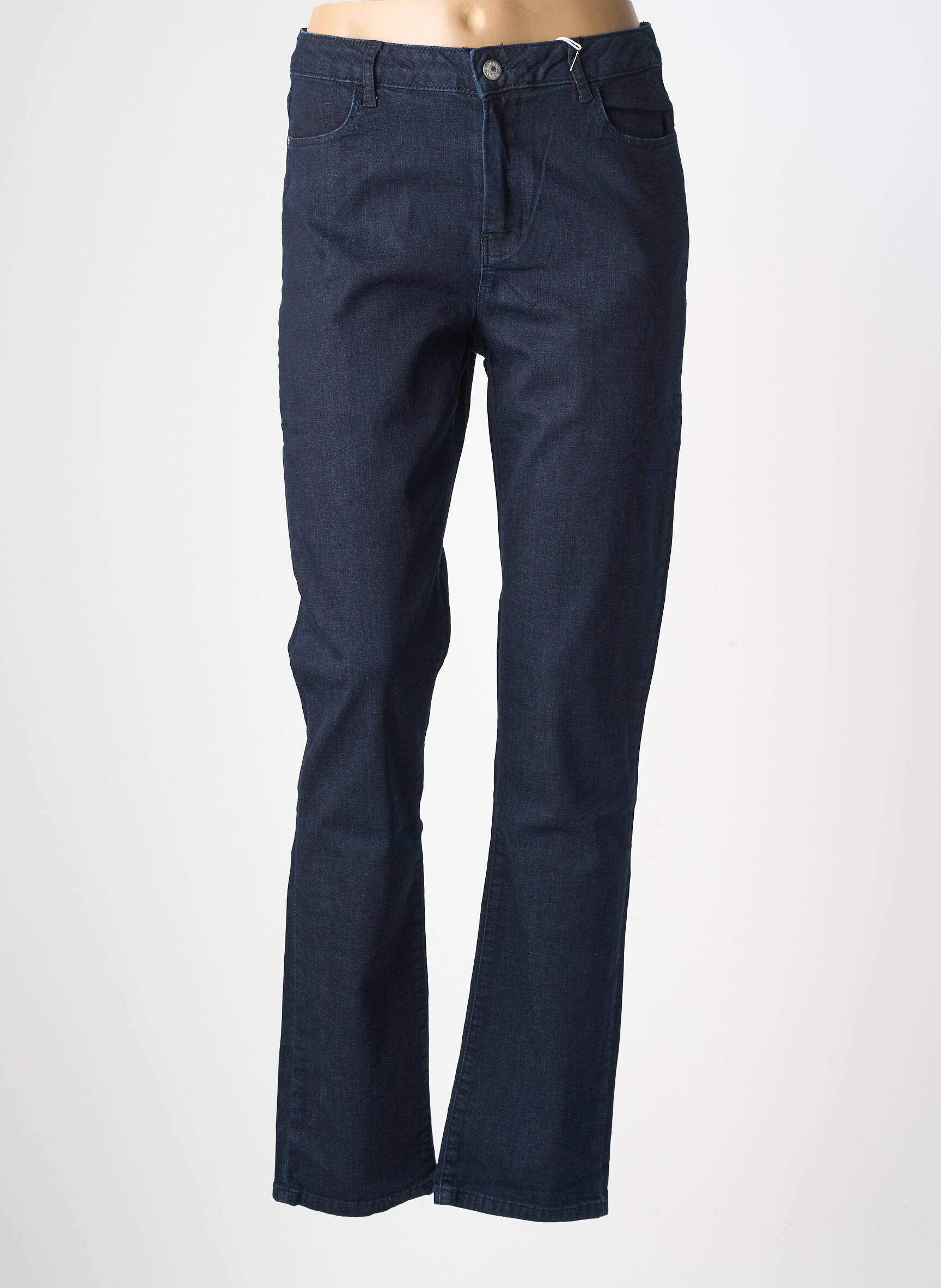Pantalon drept elasticitate mărime normală albastru KANOPE femeie