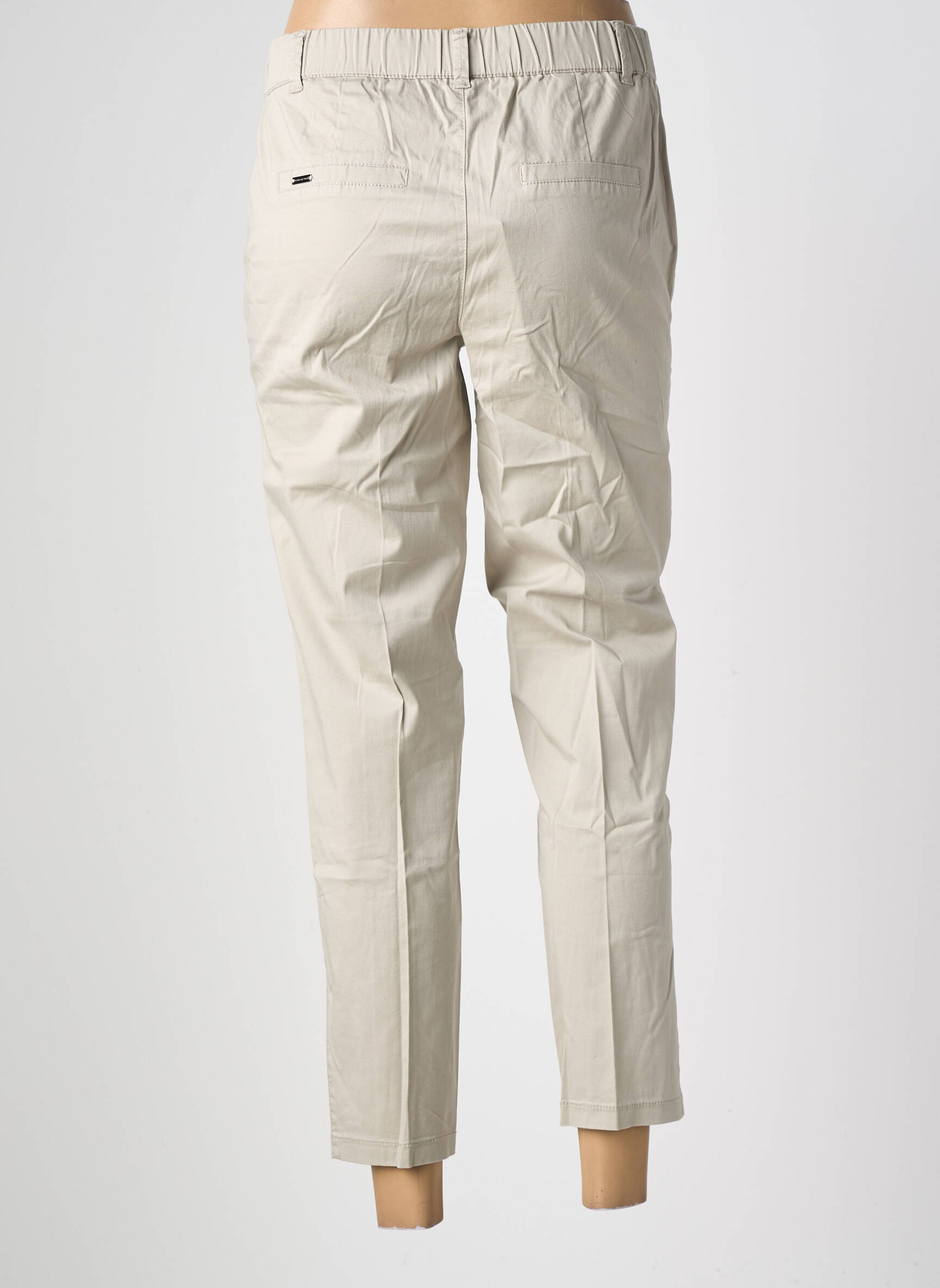 Pantalon chino țesătură poplin mărime normală gri STREET ONE femeie