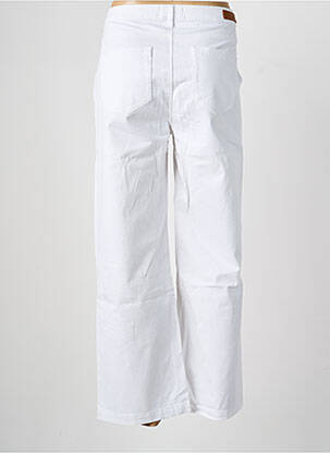 Pantalon drept elasticitate mărime normală alb HAPPY femeie