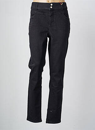 Pantalon slim țesătură poplin mărime normală negru STREET ONE femeie