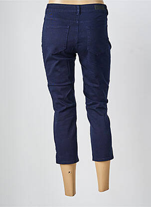 Pantalon trei sferturi elasticitate mărime normală albastru OUI femeie