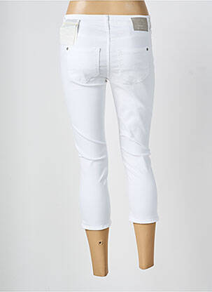 Pantalon 7/8 elasticitate talie joasă alb STREET ONE femeie