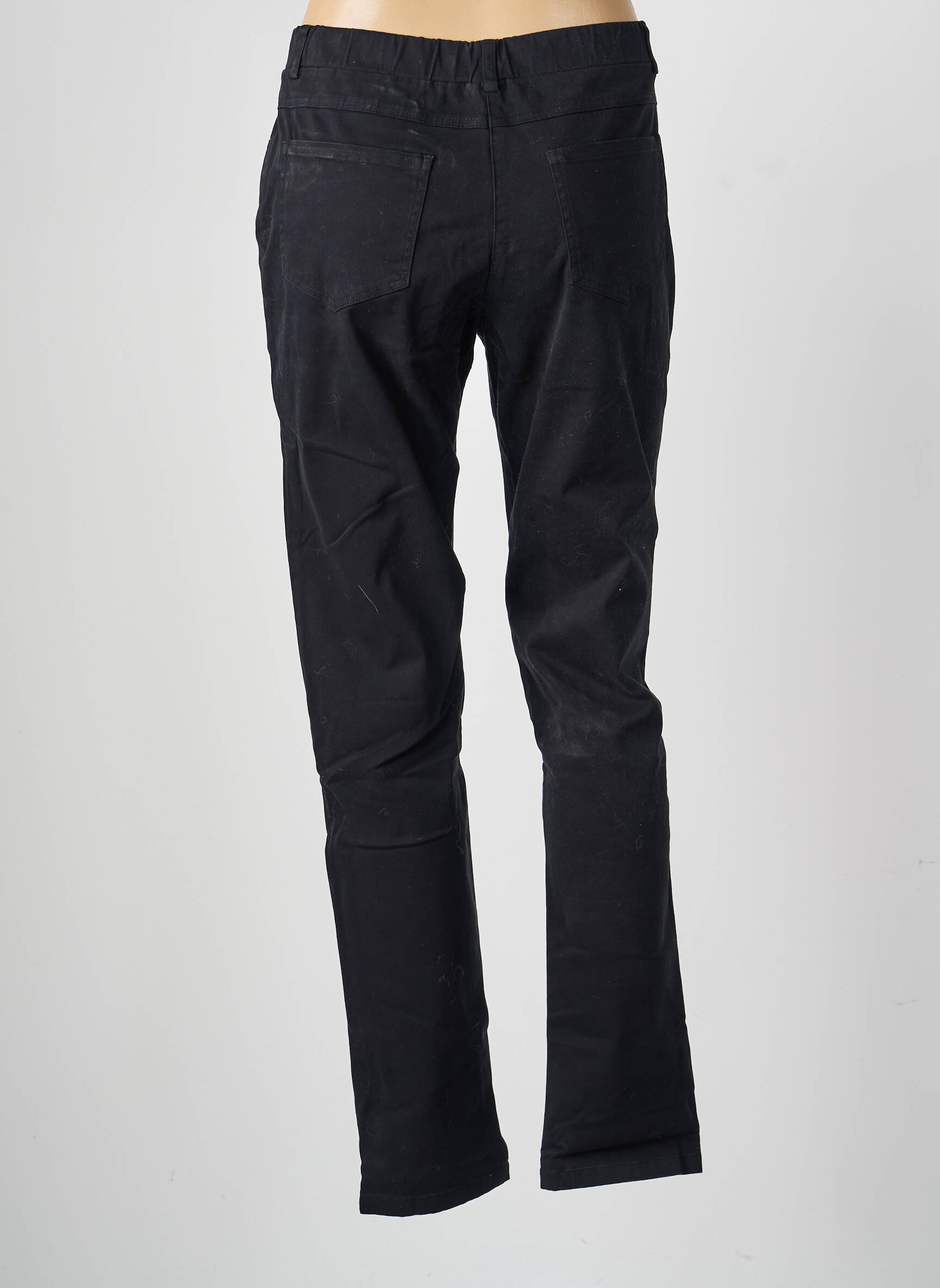 Pantalon slim talie elastică mărime normală negru QUATTRO femeie