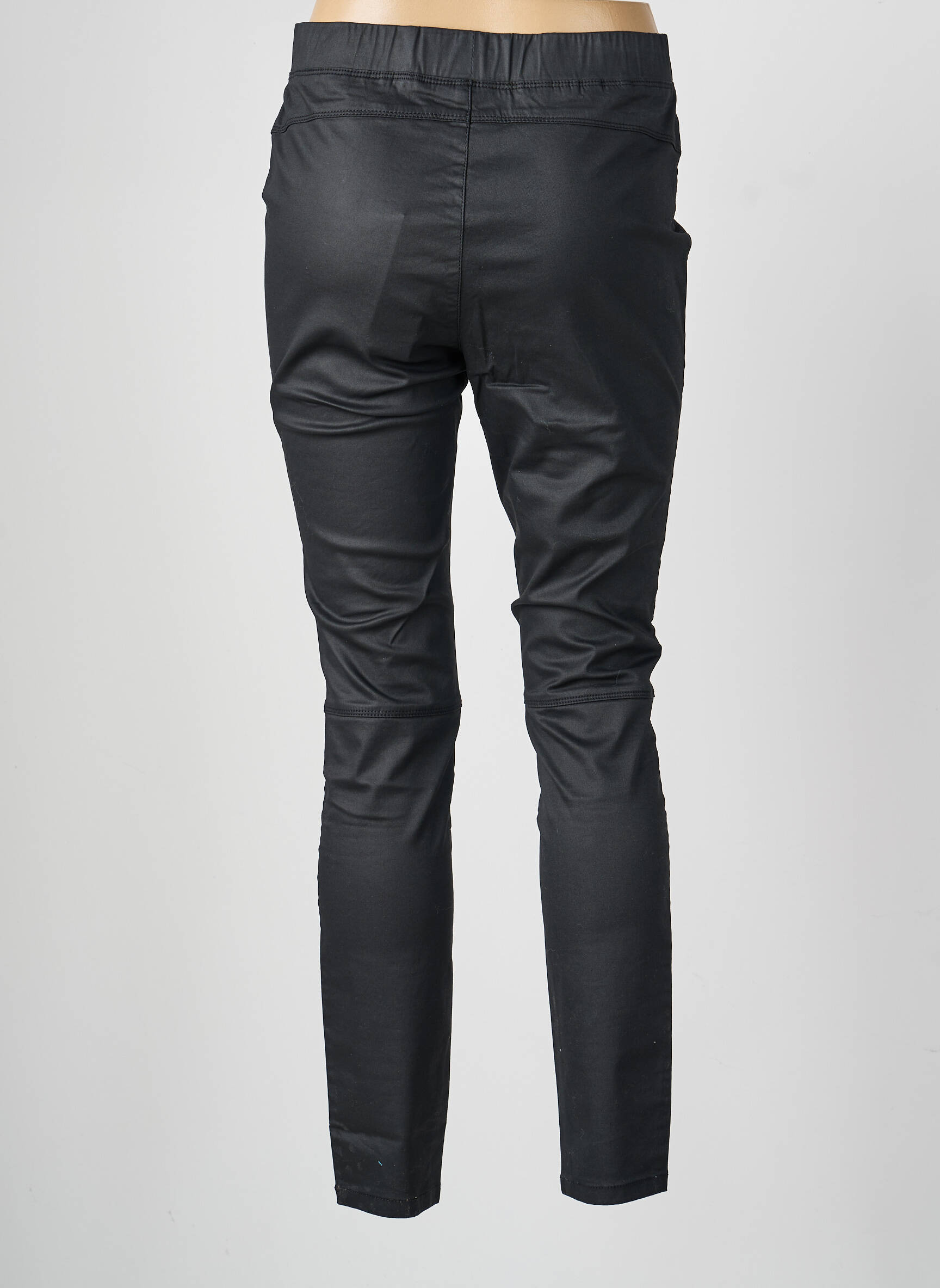 Pantalon slim talie elastică mărime normală negru STREET ONE femeie