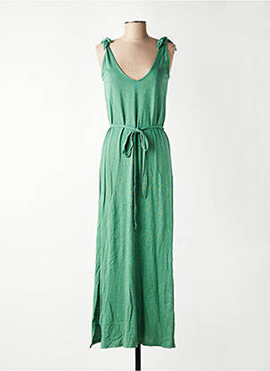 Rochie lungă fără mâneci fără mâneci verde INDI & COLD femeie