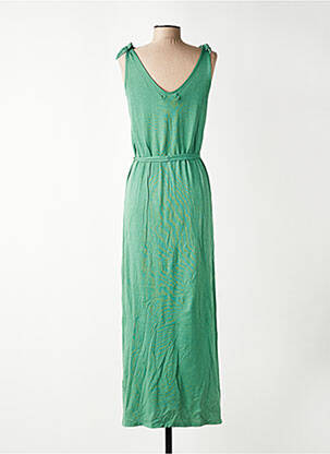 Rochie lungă fără mâneci fără mâneci verde INDI & COLD femeie