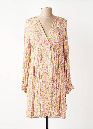 Rochie scurtă mâneci lungi mâneci lungi galben LPB LES PETITES BOMBES  femeie