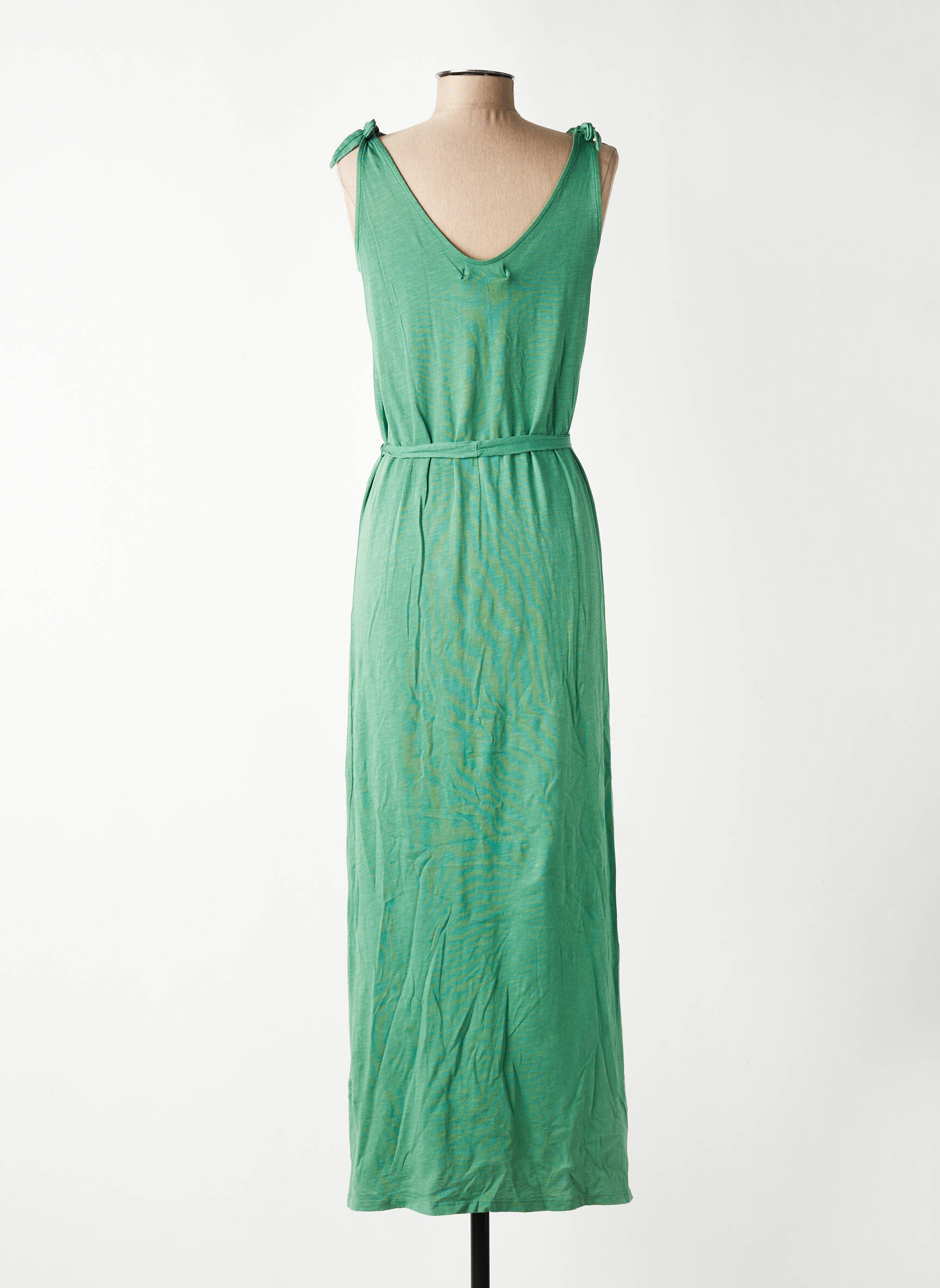 Rochie lungă fără mâneci fără mâneci verde INDI & COLD femeie