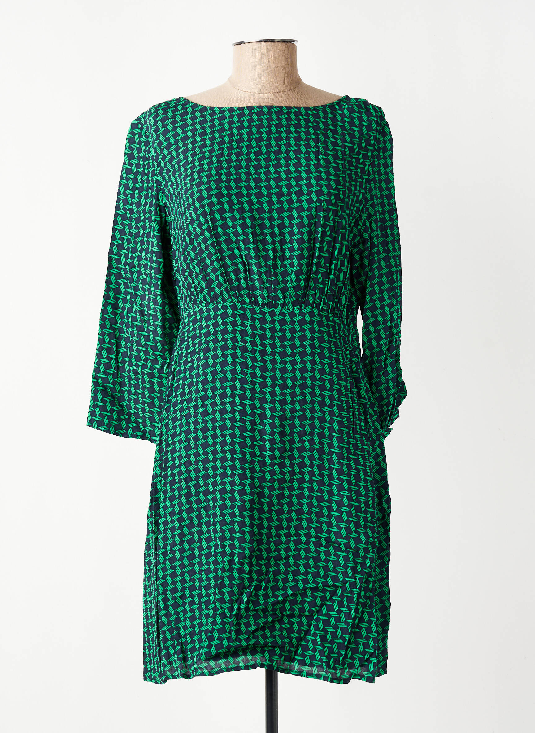 Rochie scurtă mâneci lungi mâneci lungi albastru FREEMAN T.PORTER femeie