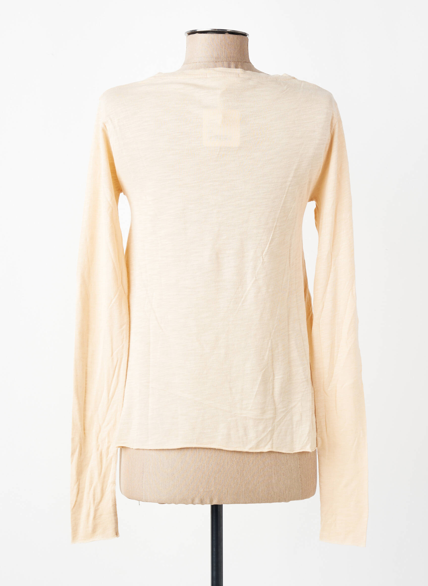 Tricou mâneci lungi mâneci lungi bej AMERICAN VINTAGE femeie