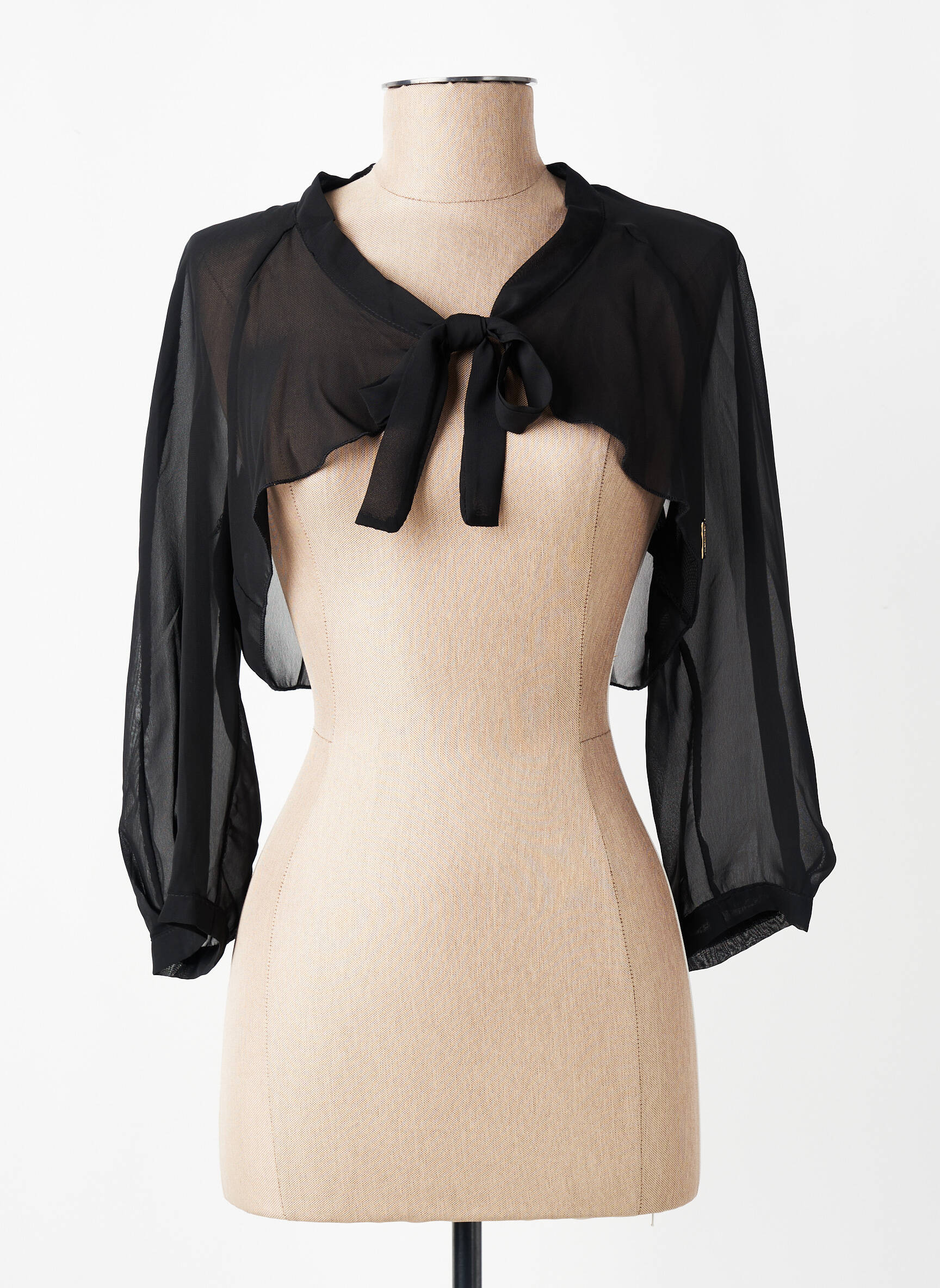 Bolero mâneci lungi negru RINASCIMENTO femeie