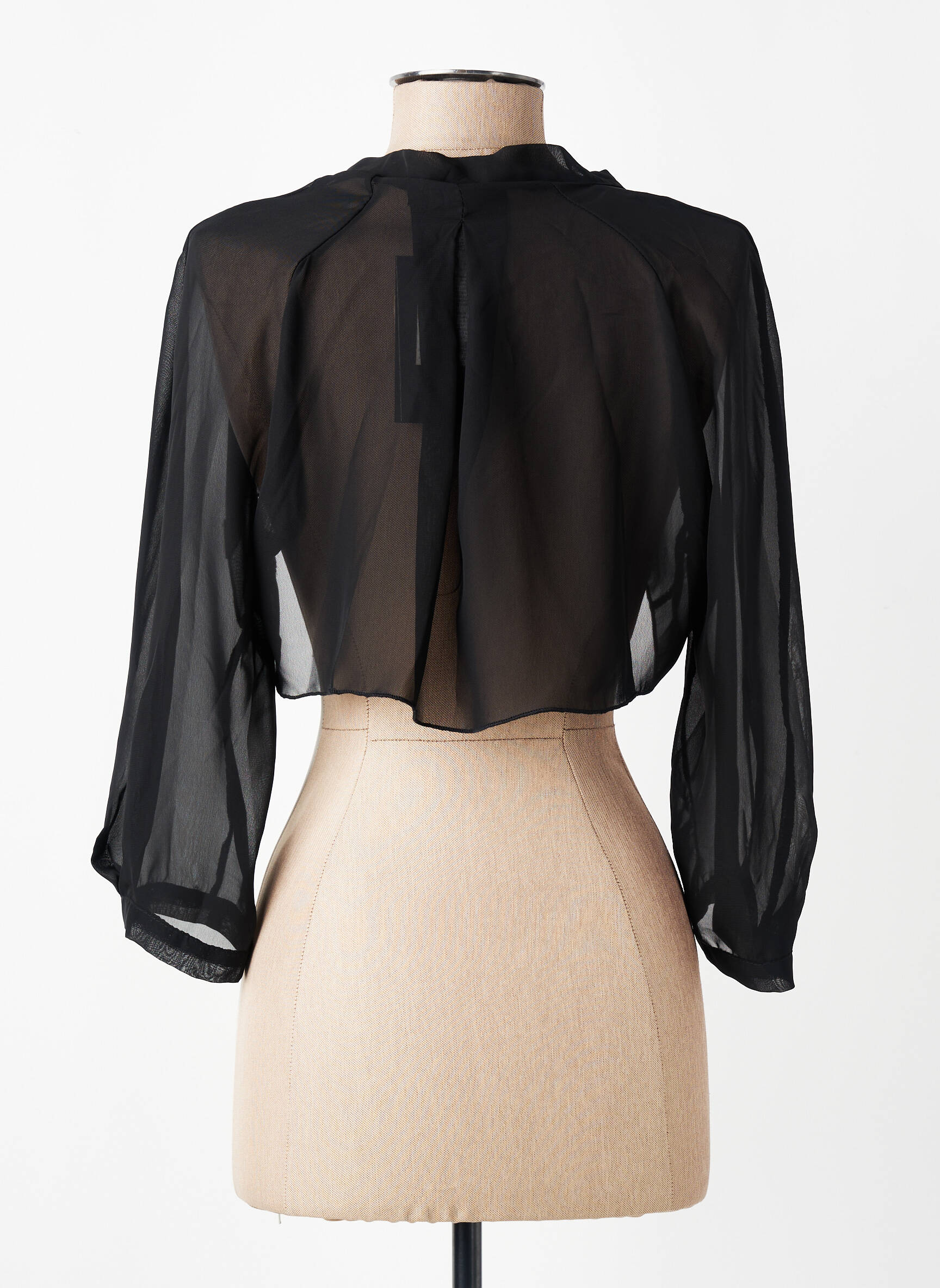 Bolero mâneci lungi negru RINASCIMENTO femeie