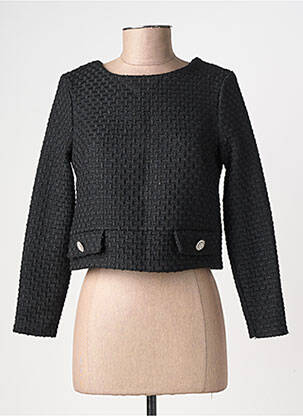 Top mâneci lungi mâneci lungi negru ATELIER DE CORINNE femeie