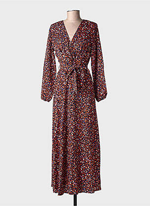 Rochie lungă mâneci lungi mâneci lungi negru LILIE ROSE femeie
