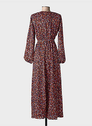 Rochie lungă mâneci lungi mâneci lungi negru LILIE ROSE femeie