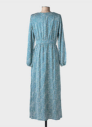 Rochie lungă mâneci lungi mâneci lungi verde LILIE ROSE femeie