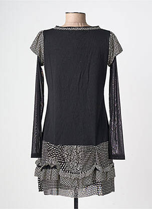 Rochie scurtă mâneci lungi mâneci lungi negru LULU.H femeie