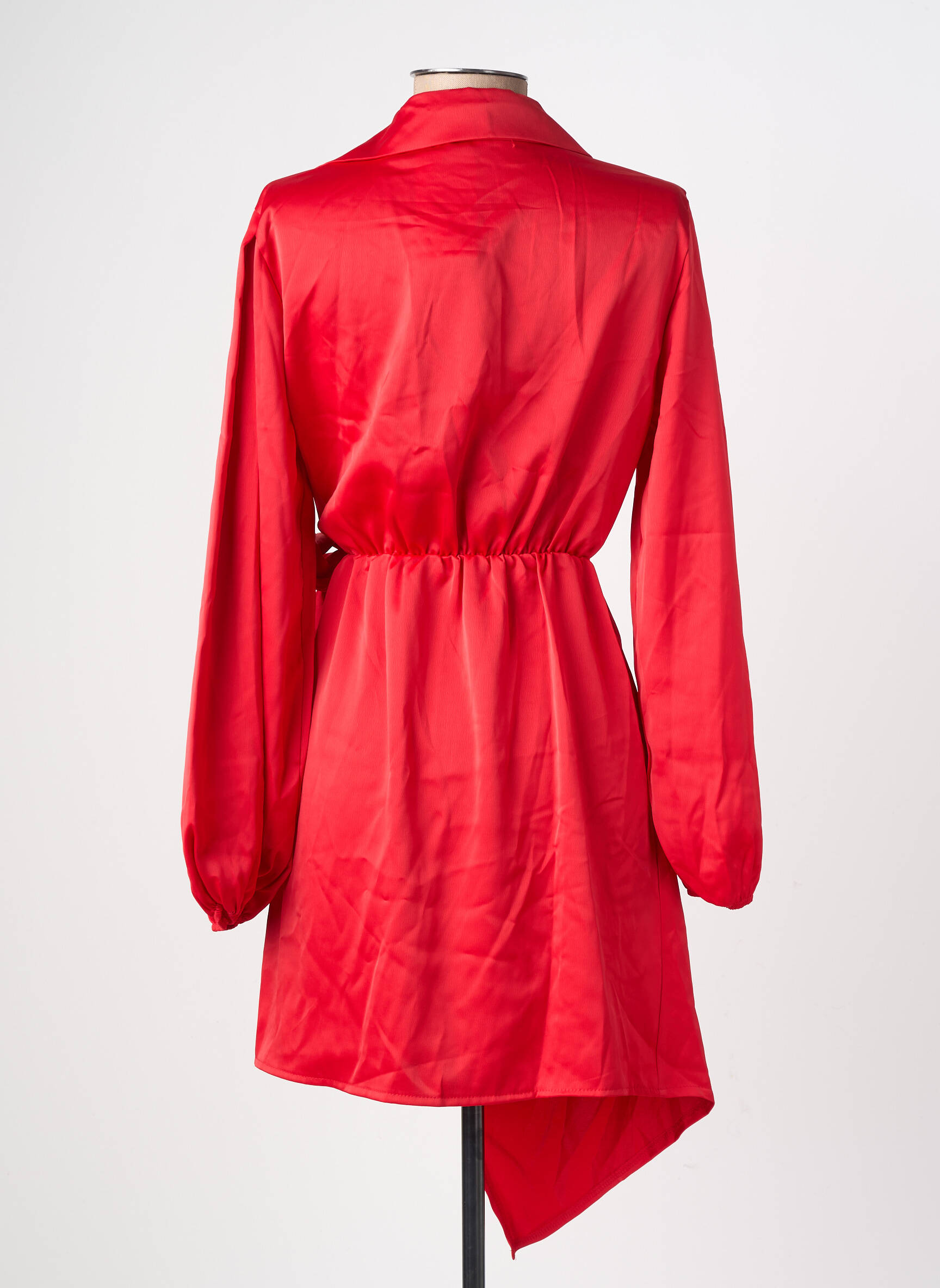 Rochie scurtă mâneci lungi mâneci lungi roșu LORIANE femeie
