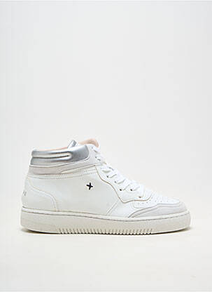 Adidași material neted vârf rotund alb NEWLAB unisex