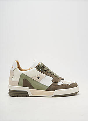 Adidași material neted toc plat până la 3 cm verde NEWLAB femeie