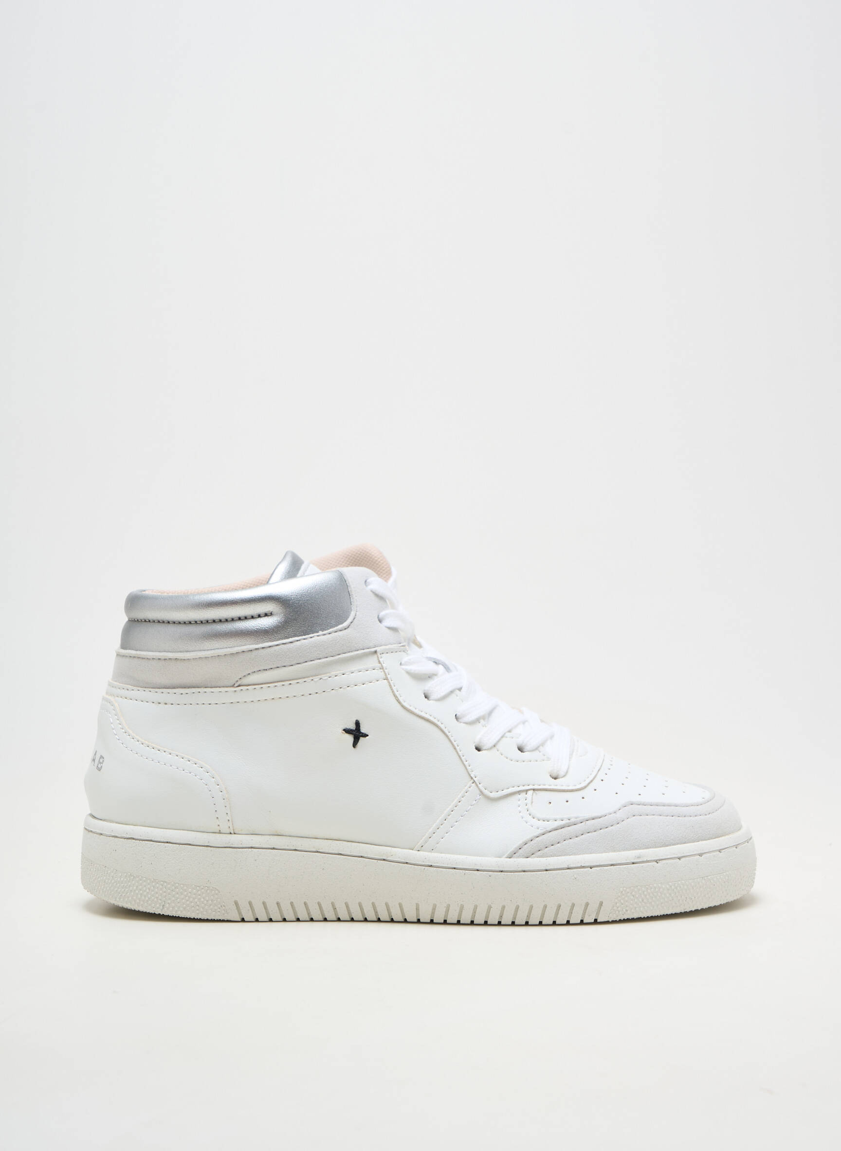 Adidași material neted vârf rotund alb NEWLAB unisex