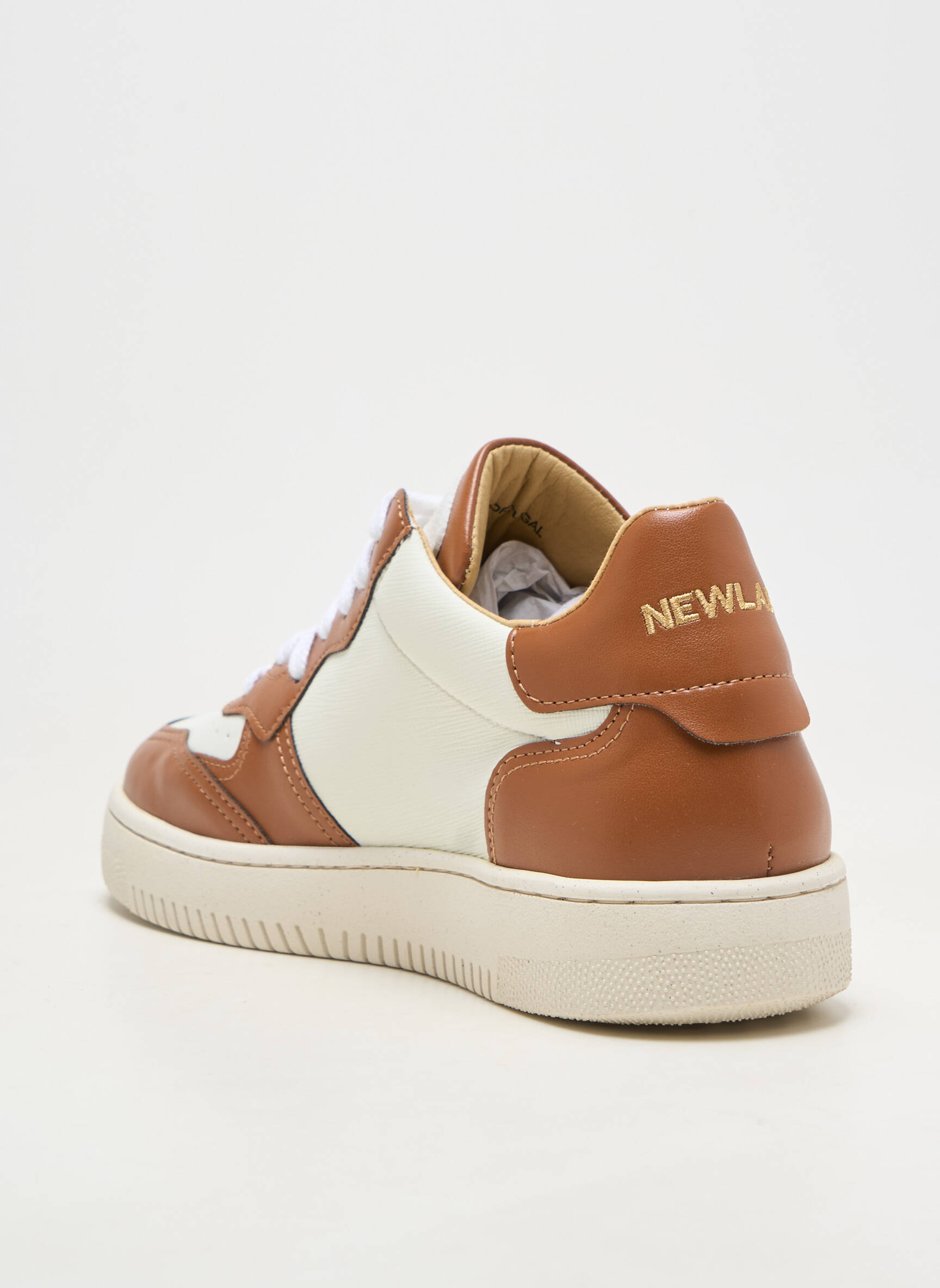 Adidași material neted vârf rotund maro NEWLAB unisex