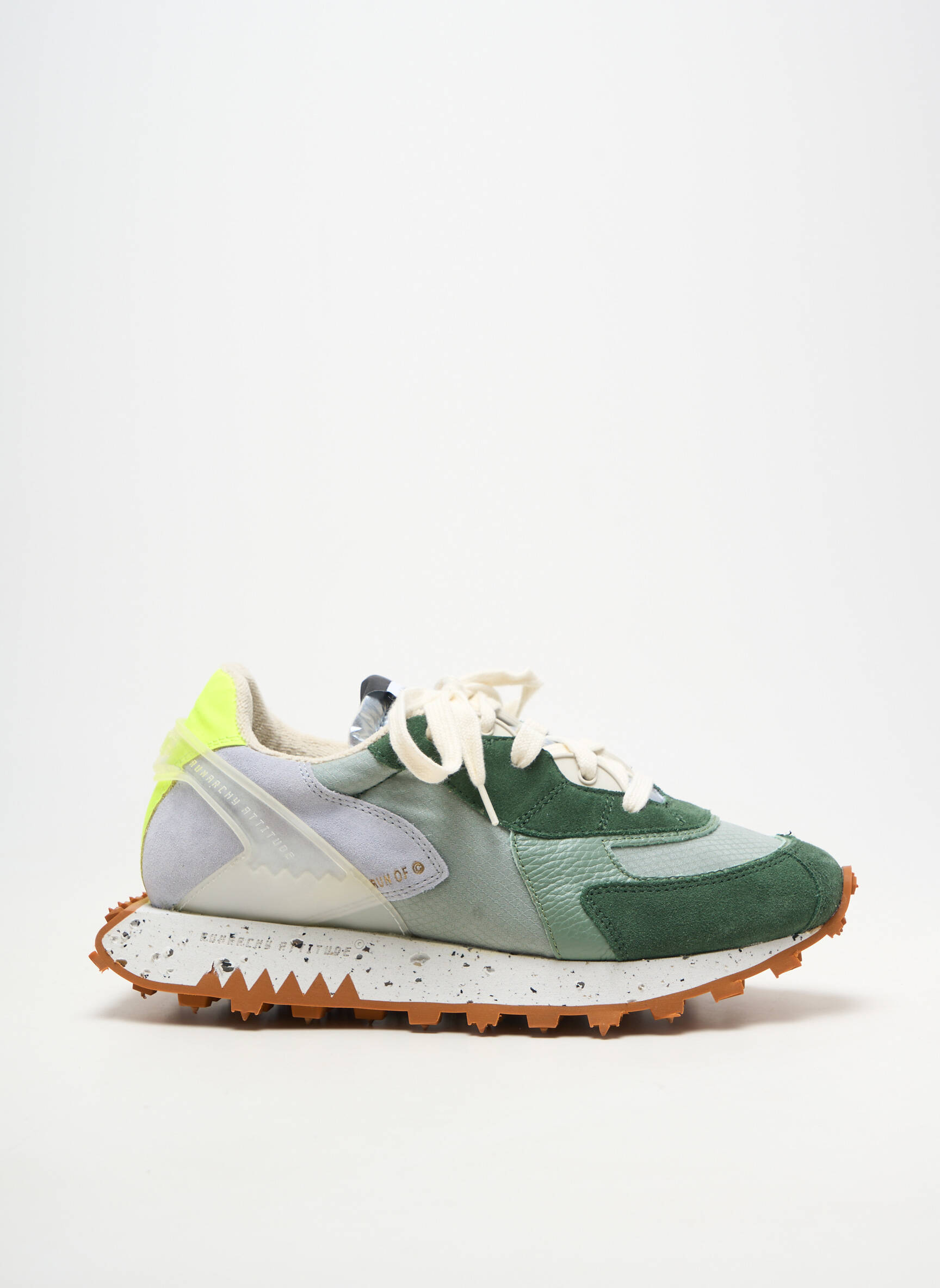 Adidași vârf rotund vârf rotund verde RUN OF unisex