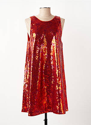 Rochie scurtă fără mâneci fără mâneci roșu MODETROTTER femeie