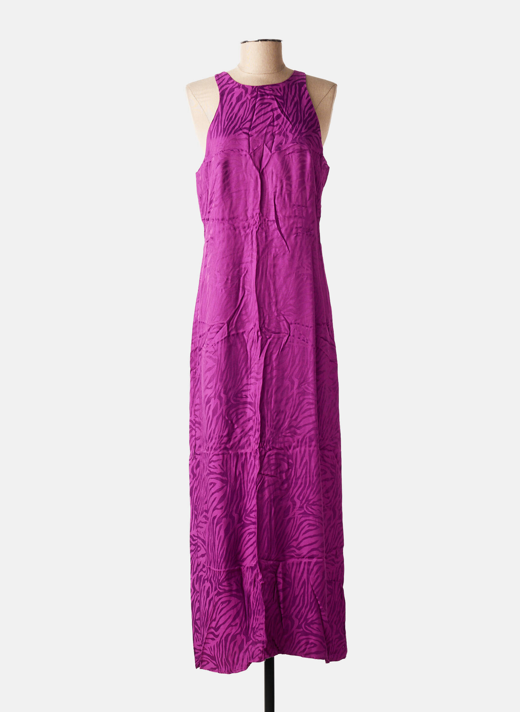 Rochie lungă fără mâneci fără mâneci violet MODETROTTER femeie