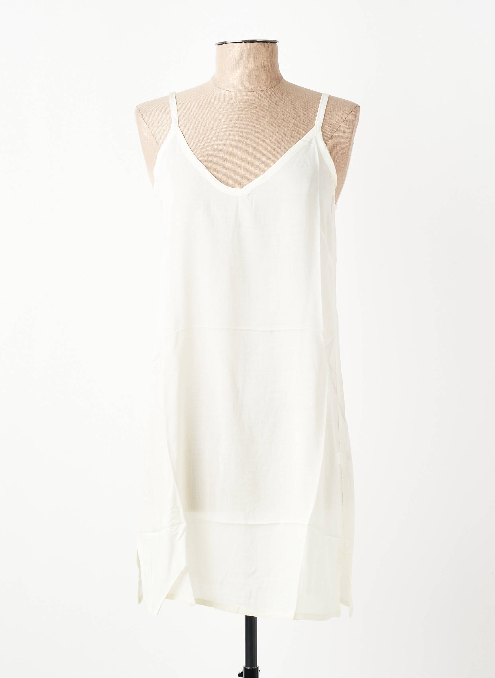 Jupon/fond de rochie țesătură poplin alb HOD femeie