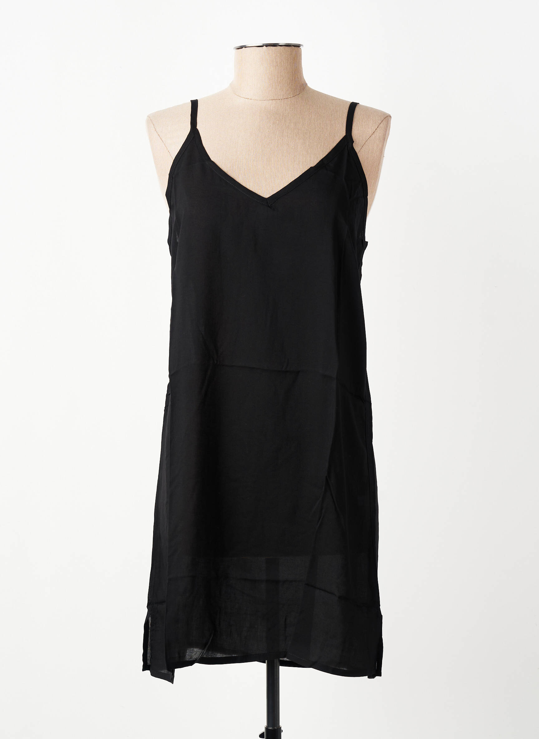 Jupon/fond de rochie țesătură poplin negru HOD femeie