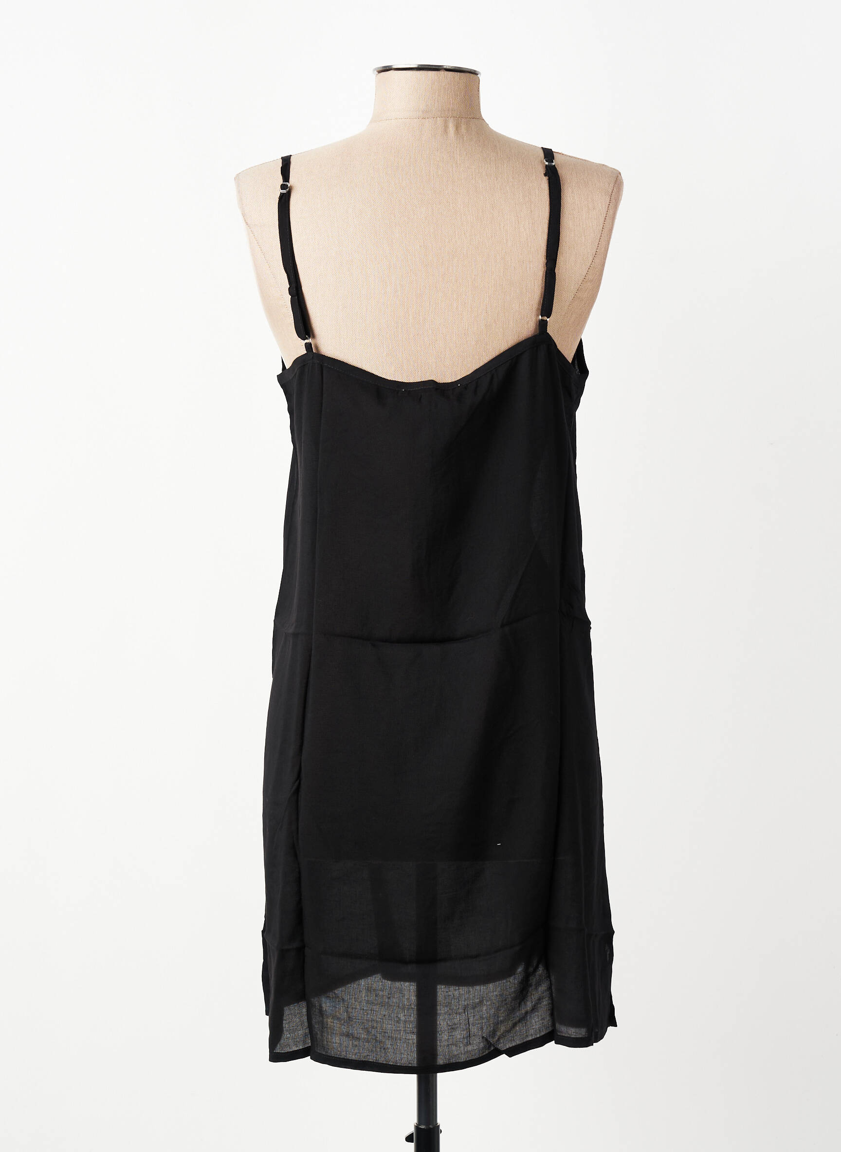 Jupon/fond de rochie țesătură poplin negru HOD femeie
