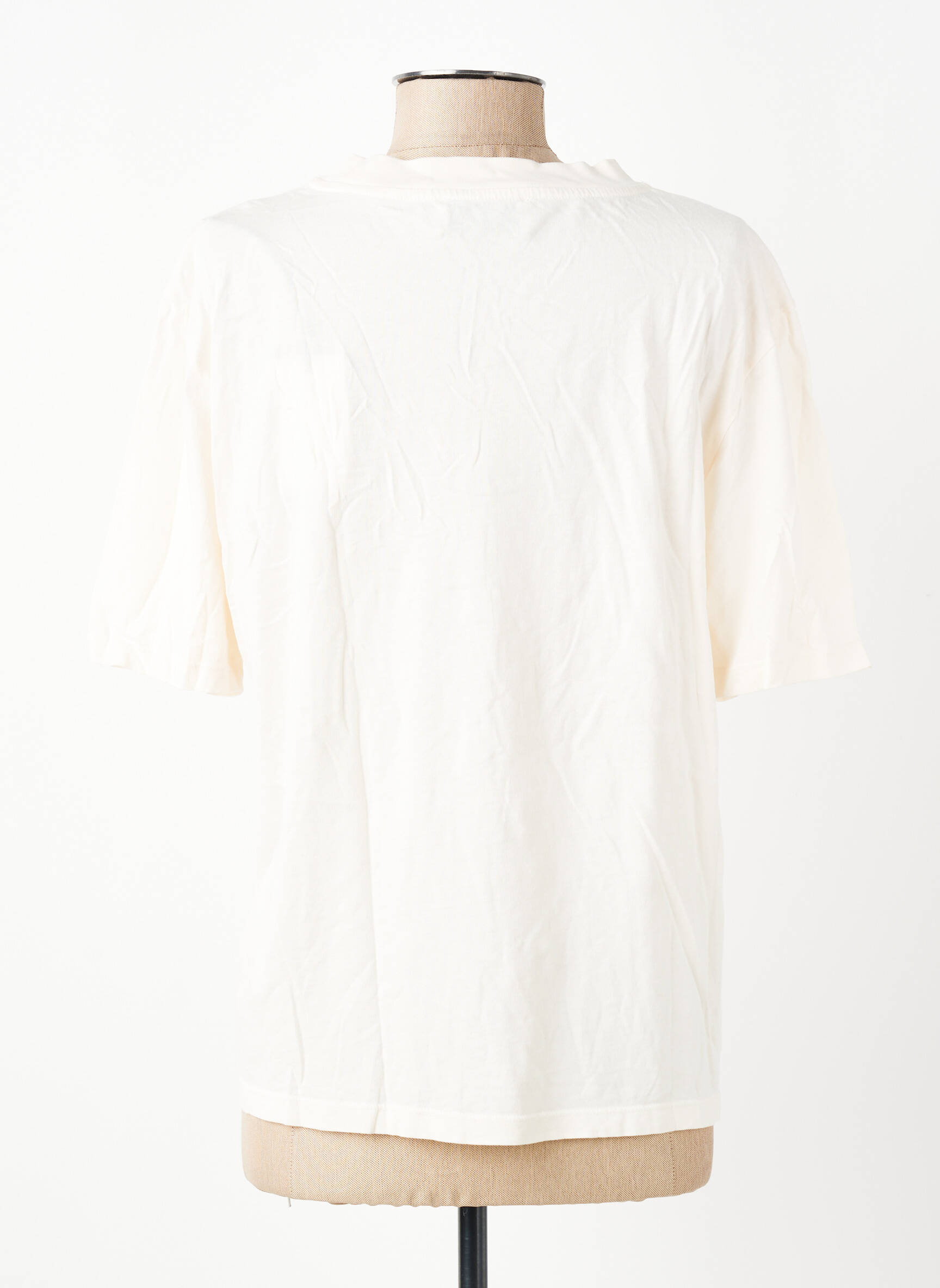 Tricou imprimeu fantezie mâneci scurte alb BERENICE femeie