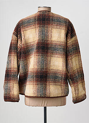 Jachete casual guler rotund maro HOD femeie