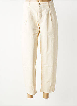 Pantalon 7/8 elasticitate mărime normală bej HOD femeie