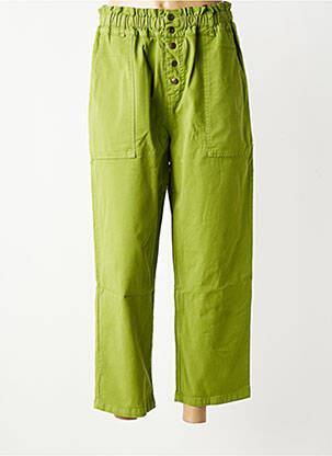 Pantalon 7/8 elasticitate mărime normală verde HOD femeie