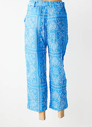 Pantalon 7/8 talie elastică mărime normală albastru HOD femeie