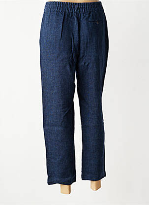 Pantalon 7/8 talie elastică mărime normală albastru HOD femeie