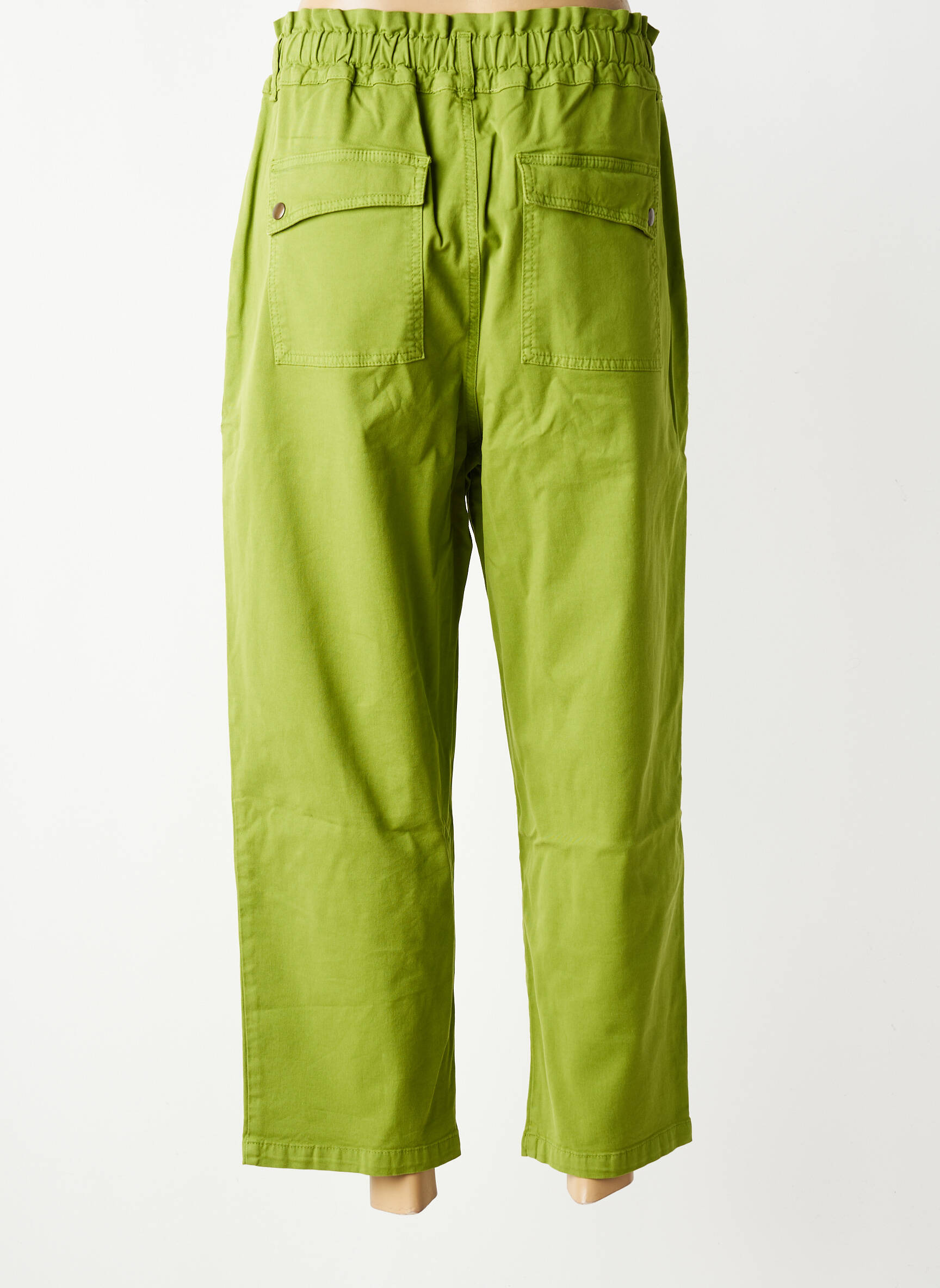 Pantalon 7/8 elasticitate mărime normală verde HOD femeie