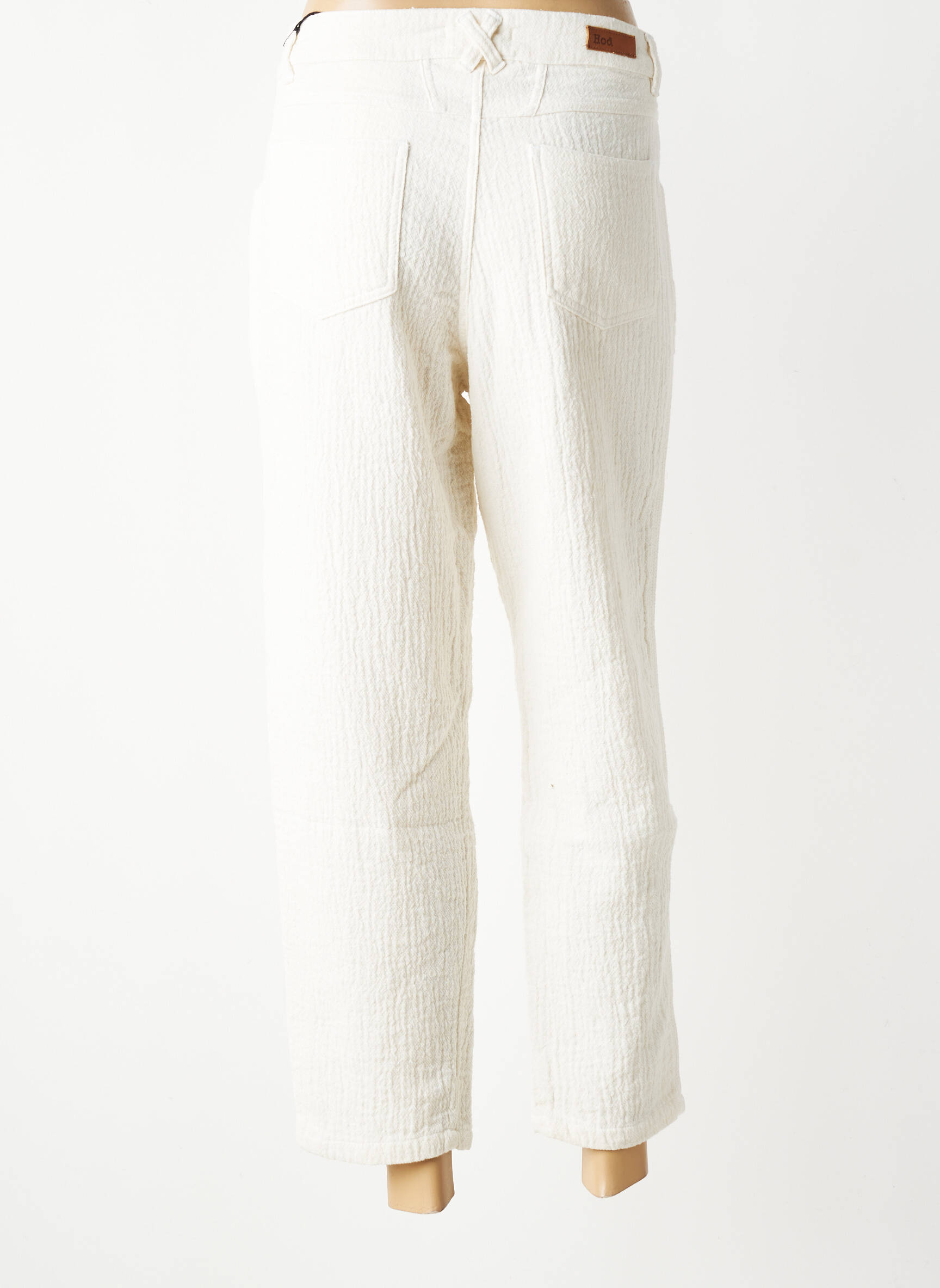 Pantalon 7/8 elasticitate mărime normală alb HOD femeie