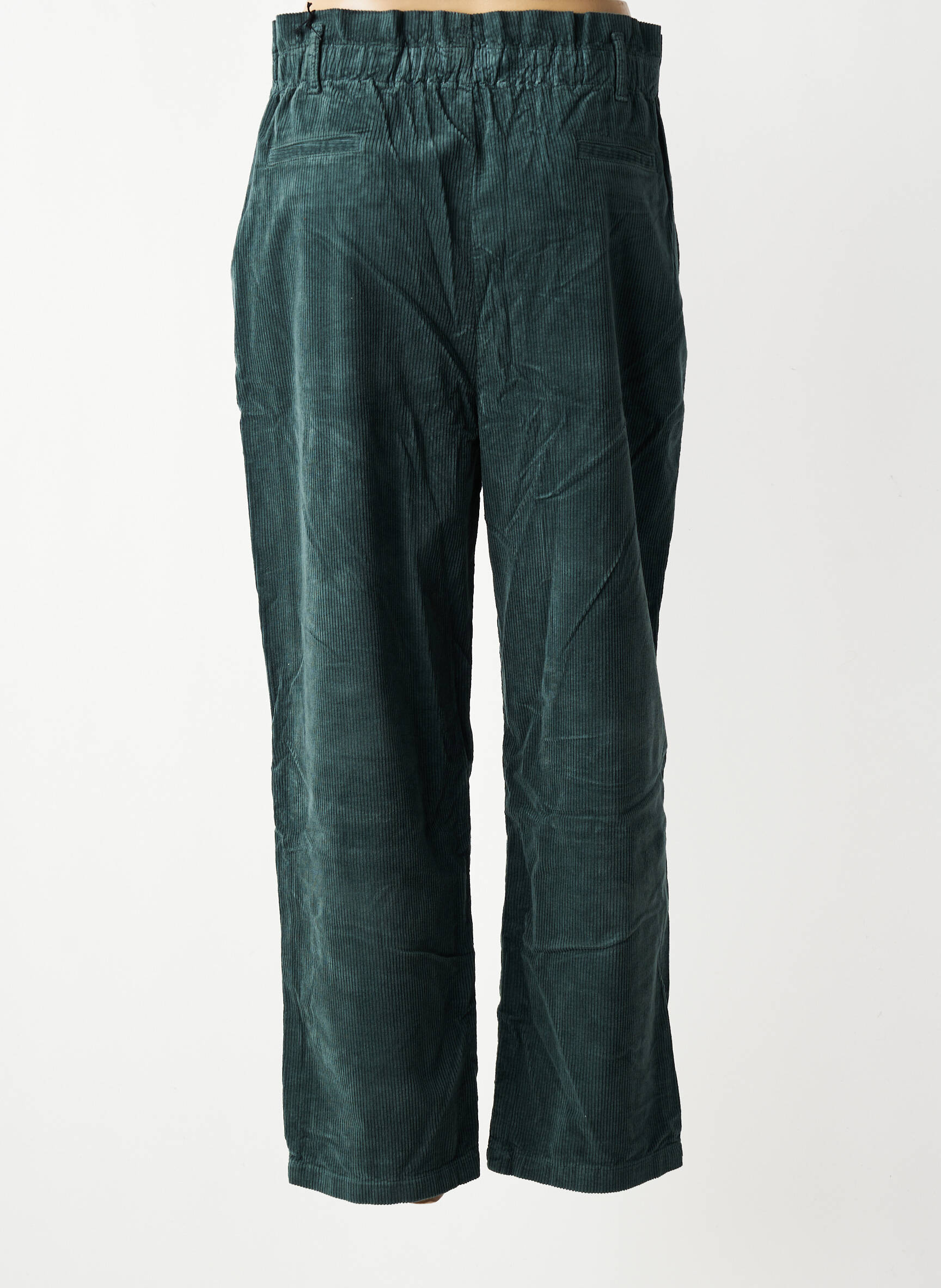 Pantalon drept elasticitate mărime normală verde HOD femeie