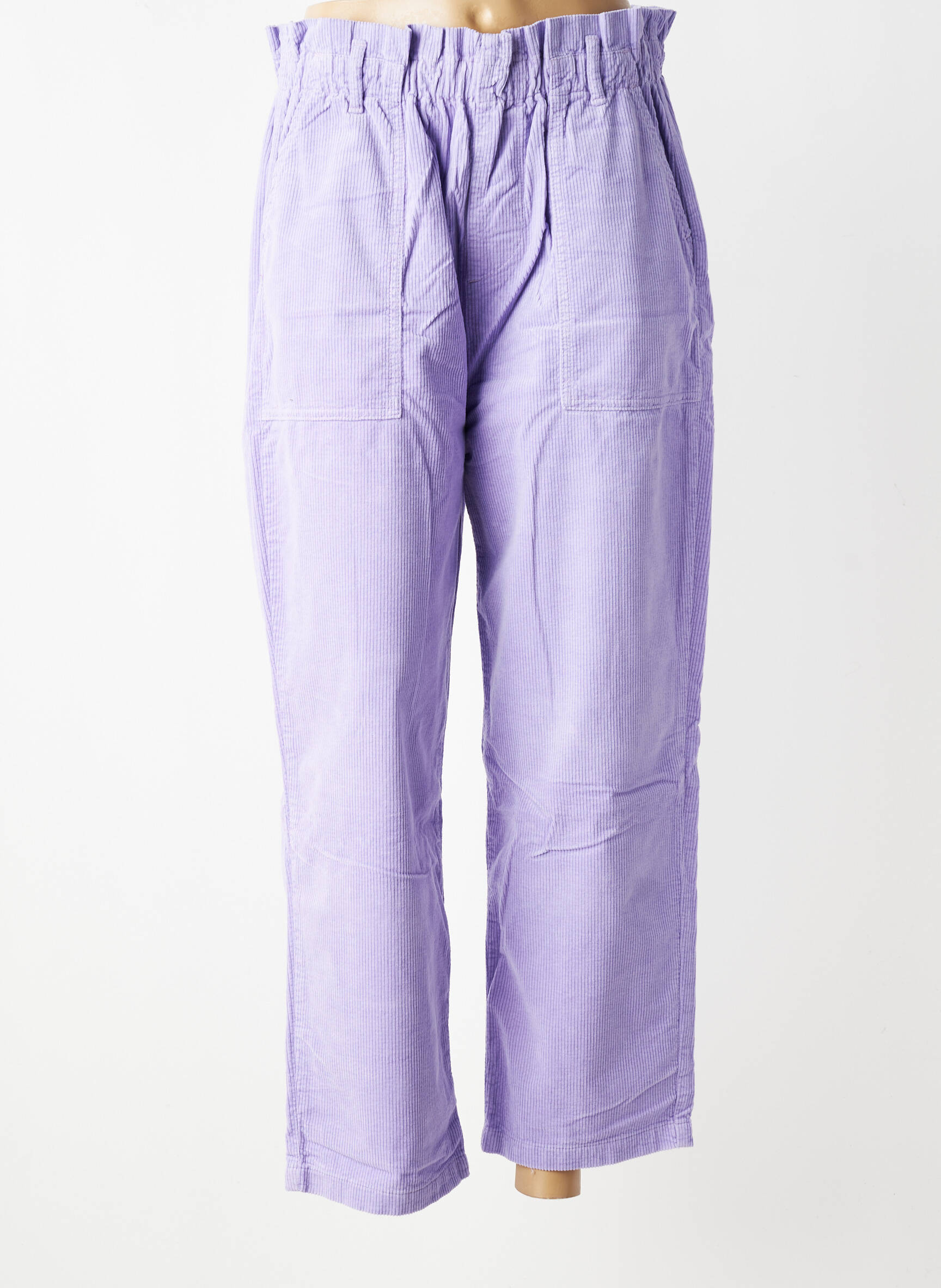 Pantalon drept elasticitate mărime normală violet HOD femeie