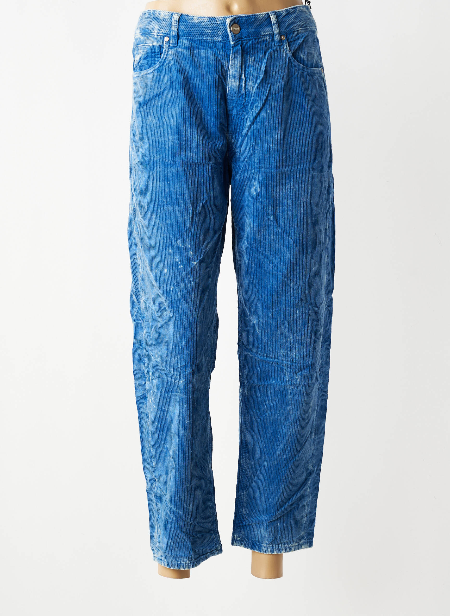 Pantalon 7/8 elasticitate mărime normală albastru HOD femeie