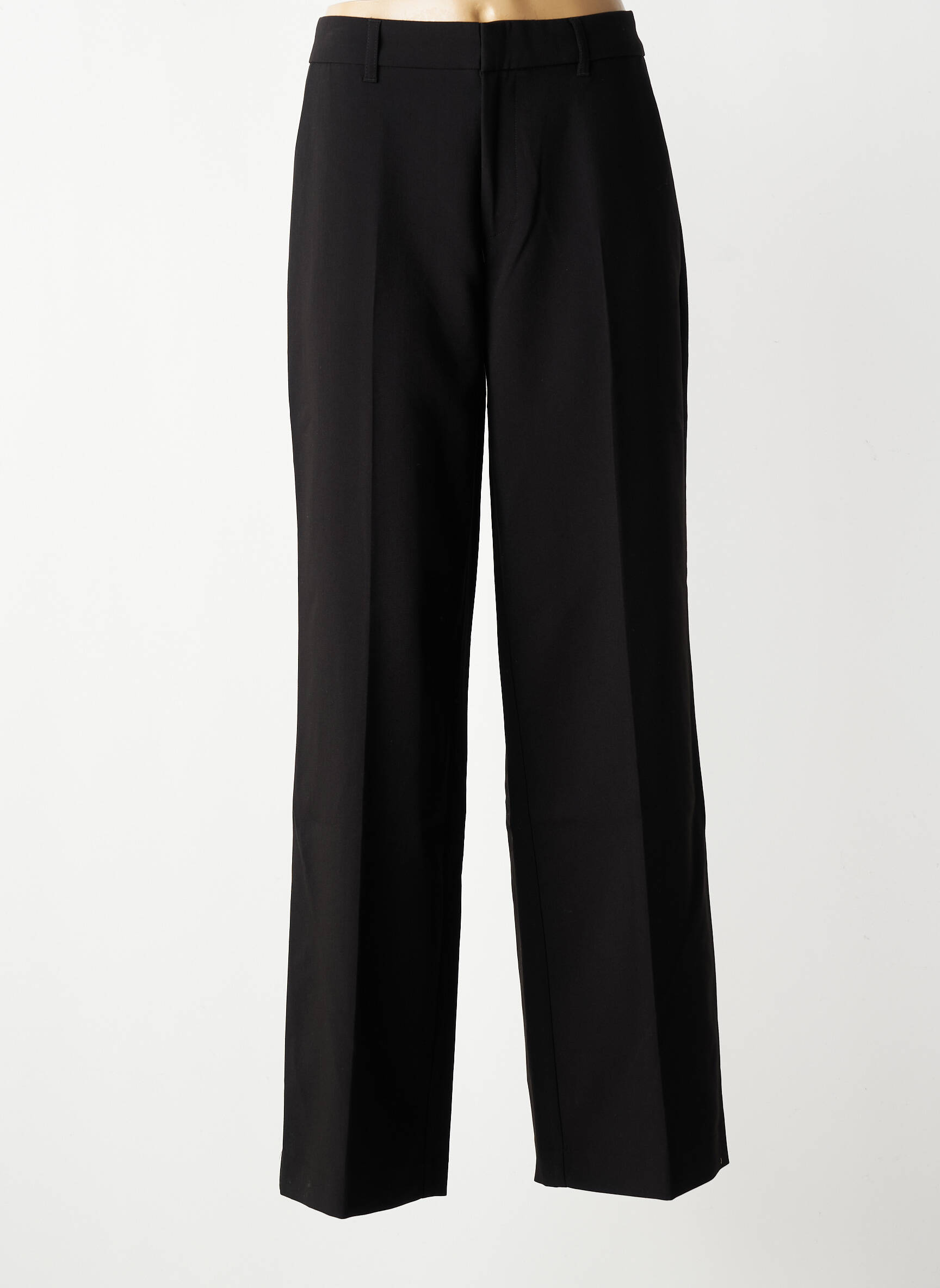 Pantalon drept elasticitate mărime normală negru MKT STUDIO femeie