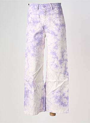 Pantalon evazat mărime normală mărime normală violet FIVE femeie